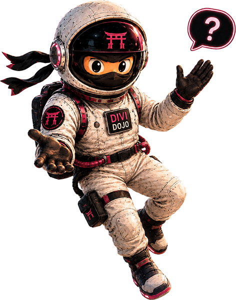 Hoshi, Divi Dojo's astronaut ninja website guide